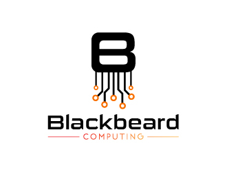 Blackbeard Computing logo design by Shailesh