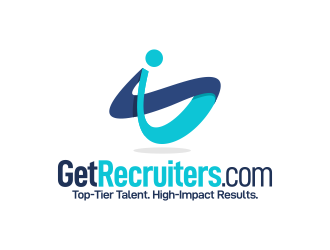 GetRecruiters.com logo design by ekitessar