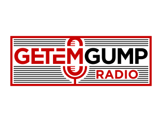 Getemgump Radio logo design by FriZign
