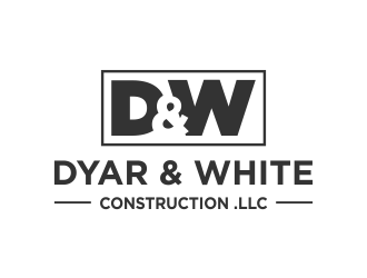 Dyar & White Construction  logo design by cahyobragas