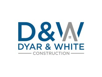 Dyar & White Construction  logo design by sabyan