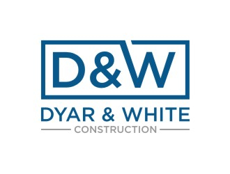 Dyar & White Construction  logo design by sabyan