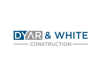 Dyar & White Construction  logo design by sabyan