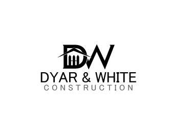 Dyar & White Construction  logo design by webmall