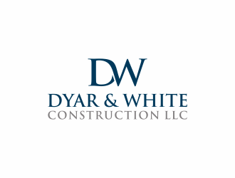 Dyar & White Construction  logo design by y7ce