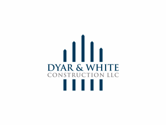 Dyar & White Construction  logo design by y7ce