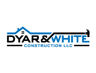 Dyar & White Construction  logo design by Sandip