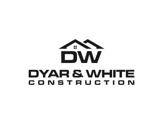 Dyar & White Construction  logo design by Galfine