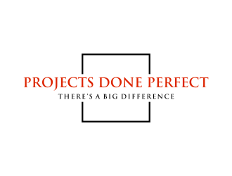 Projects Done Perfect logo design by savana
