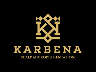 Karbena ~ SMP (scalp micropigmentation) logo design by rahmatillah11