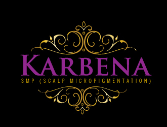 Karbena ~ SMP (scalp micropigmentation) logo design by AamirKhan