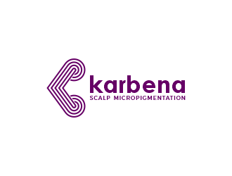 Karbena ~ SMP (scalp micropigmentation) logo design by SmartTaste