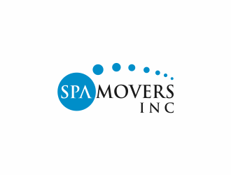 SPA MOVERS INC logo design by y7ce