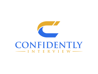 Confidently Interview logo design by GassPoll