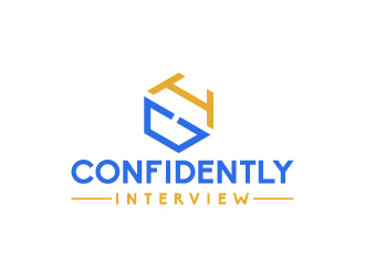 Confidently Interview logo design by aryamaity