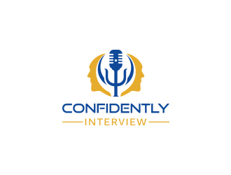 Confidently Interview logo design by Rexi_777