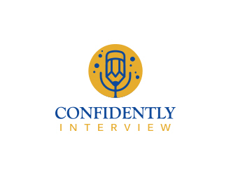 Confidently Interview logo design by Rexi_777