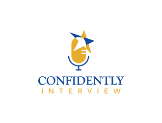 Confidently Interview logo design by Rexi_777