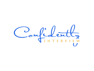 Confidently Interview logo design by GassPoll