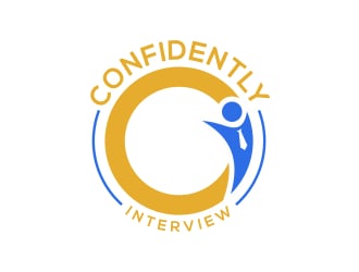 Confidently Interview logo design by rokenrol