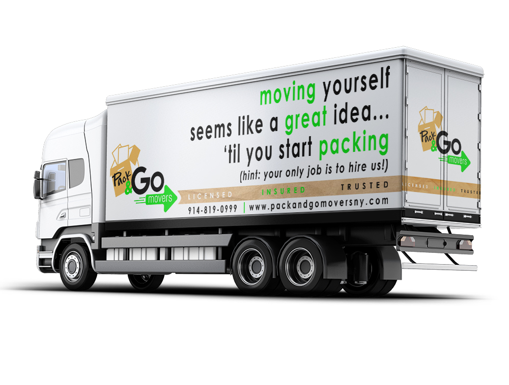 Pack & Go Movers  logo design by Niqnish