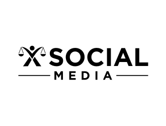 X Social Media logo design by larasati