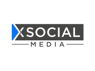 X Social Media logo design by puthreeone