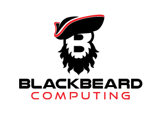 Blackbeard Computing logo design by justin_ezra