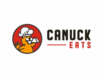Canuck Eats logo design by Mardhi