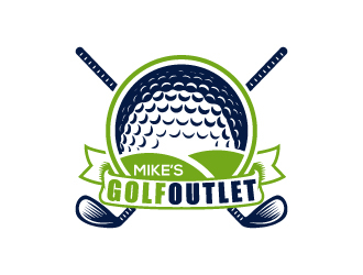 Mikesgolfoutlet logo design by Kirito