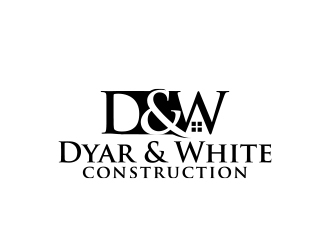 Dyar & White Construction  logo design by MarkindDesign