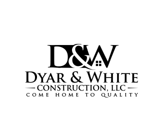 Dyar & White Construction  logo design by MarkindDesign