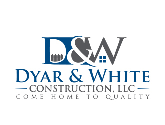 Dyar & White Construction  logo design by MarkindDesign