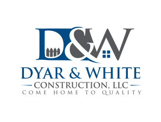 Dyar & White Construction  logo design by MarkindDesign
