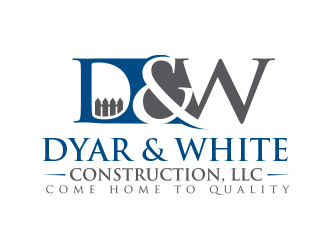 Dyar & White Construction  logo design by MarkindDesign