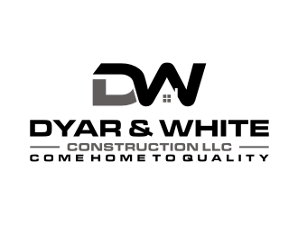 Dyar & White Construction  logo design by asyqh