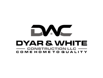 Dyar & White Construction  logo design by asyqh
