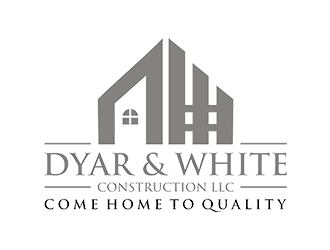 Dyar & White Construction  logo design by EkoBooM