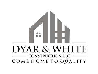 Dyar & White Construction  logo design by EkoBooM