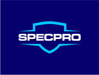 Specpro logo design by mutafailan