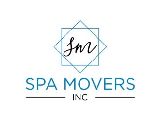 SPA MOVERS INC logo design by sabyan
