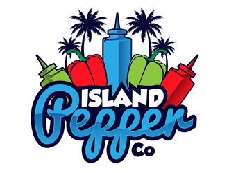 Island Pepper Co logo design by DreamLogoDesign