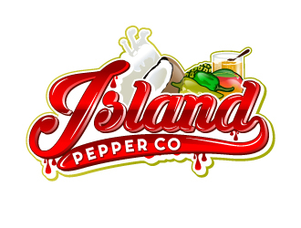 Island Pepper Co logo design by LucidSketch