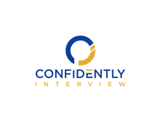 Confidently Interview logo design by luckyprasetyo