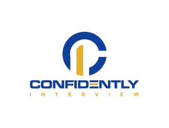 Confidently Interview logo design by luckyprasetyo