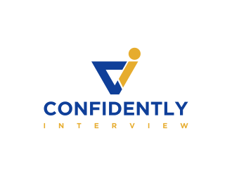 Confidently Interview logo design by luckyprasetyo