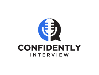Confidently Interview logo design by GRB Studio