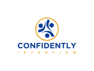 Confidently Interview logo design by luckyprasetyo