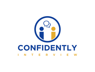 Confidently Interview logo design by luckyprasetyo