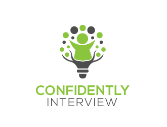 Confidently Interview logo design by AdenDesign
